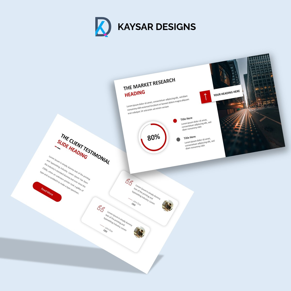 Example of High Impact Presentation Design
