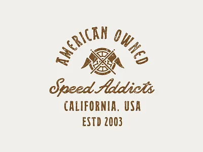 Shirt Concept for Speed Addicts apparel branding design font label lettering lockup logo motocross motocross shirt retro t shirt typography vintage