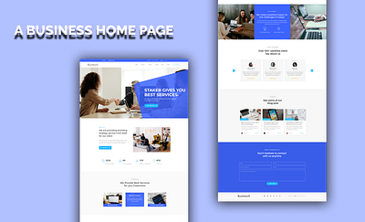 BusinessX- A startup business website adobe xd branding business website ui uiux user experience user interface web design web site design website landing page website ui design