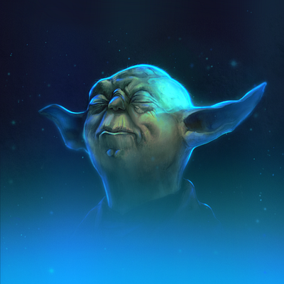 Yoda digitalart digitalillustration fanart illustration ipad procreate sketch starwars timelapse yoda