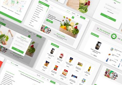 Smartorder landing page design app branding delivery design food graphic design grocery icon illustration logo market marketplace mobile online supermarket ui ux vector web website