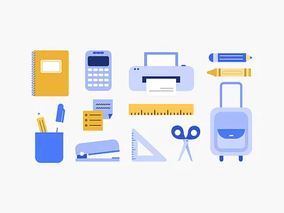 Back to School supplies back to school desk honey office supplies printer school shopping supplies