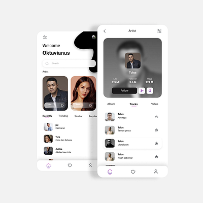 Music App app figma ui ux