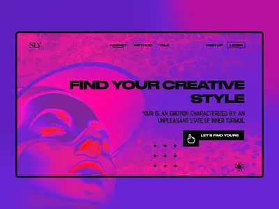 Turmoil | Landing page agency branding concept dailyui design explore graphicdesign landingpage page ui uiconcept uigraphicdesign web website