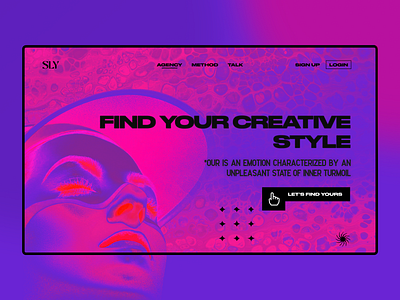 Turmoil | Landing page agency branding concept dailyui design explore graphicdesign landingpage page ui uiconcept uigraphicdesign web website