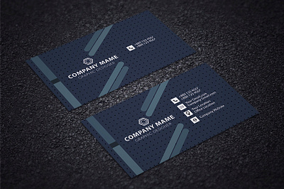 Black Business Card Template animation black business black business card black business card template branding business card template card graphic design motion graphics