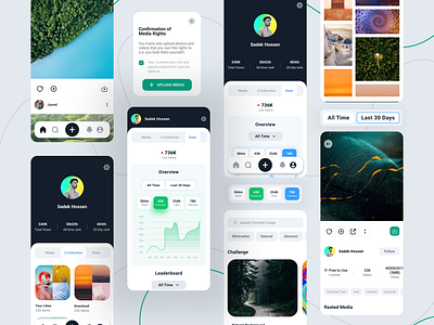 Redesign Concept - sadek.ud mobile uikit pexels pexels app ui pexels mobile app ui photo app uikit product design redesign sadek hossen sadek.ud sadekud ui ui inspiration uikit