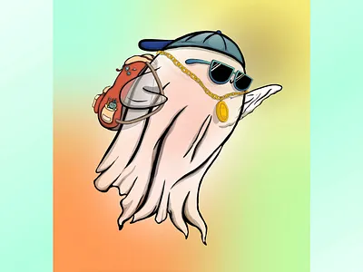 flyghost - Digital - 2021 art color design digital art digital design graphic design illustration mural mural art mural design painting procreate