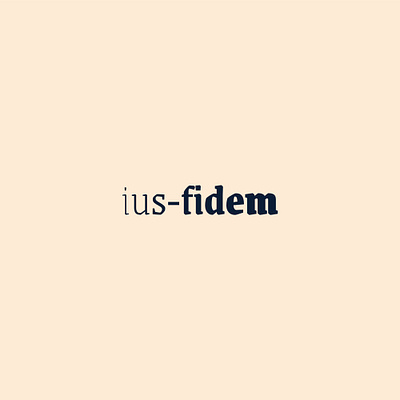 Ius-Fidem - Branding braga brand branding graphic design logo logo design logotype portugal