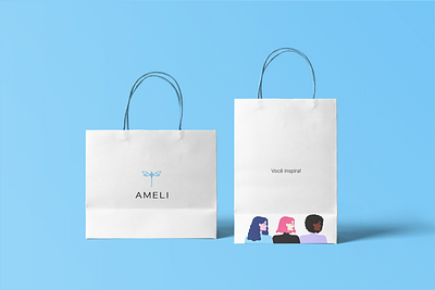 Ameli - Feminine fashion branding design graphic design icon illustration logo typography vector