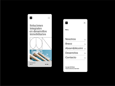 Black website b black brand branding design hero logo logo design logotype menu minimal mobile pattern typograpy ui website