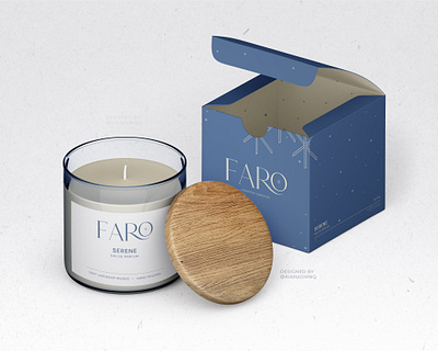 FARO Scented Candles | Branding & Packaging adobe illustrator brand brand identity branding candle design dribbblers dribbbleweeklywarmup graphic design logo modern packaging perfume prompt no. 80 visual design weekly challenge