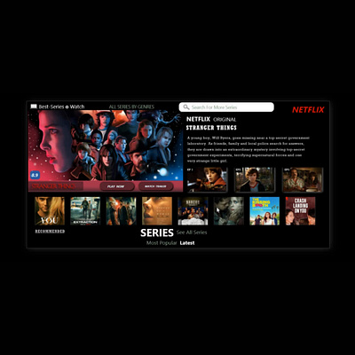 Netflix Redesign