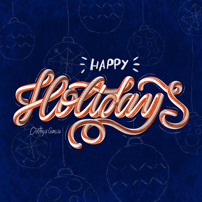 HAPPY HOLIDAYS adobe ai color colorful colors desing graphic design illustration lettering