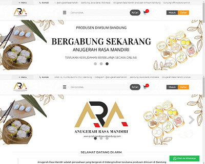 Web Design Anugerah Rasa Mandiri - 1