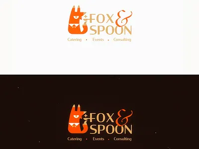 LOGO PROPOSAL FOR CATERING COMPANY catering fox logo