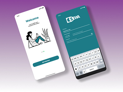 mobile design app design illustration typography ui ux vector