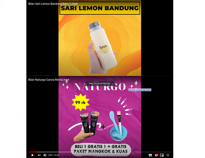 Video Editing Ilustration - Sari Lemon/ Naturgo (Ordepedia.id) branding design illustration typography ui ux vector