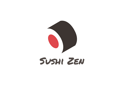 Sushi Zen branding design fiverr designer food logo graphic design hologram icon id illustration japan logo real estate sushi sushi zen tech logo ui