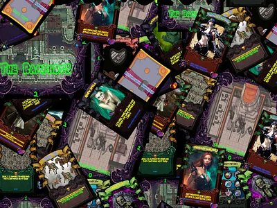 Tabletop Card Game Design branding card design design icon illustration logo typography