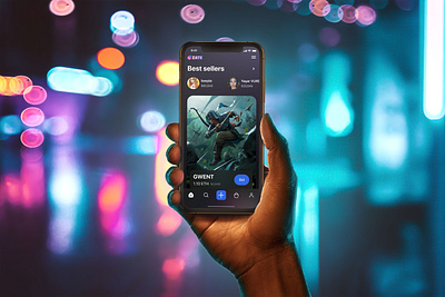 NFT app block branding chain commerce crypto currency design ios logo marketplace nft shop ui ui8 uiux ux