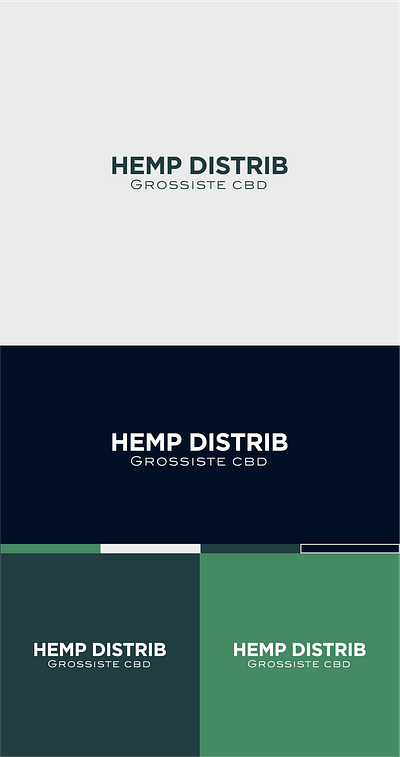 Logotype Design for "Hemp Distrib" branding design graphic design logo typography