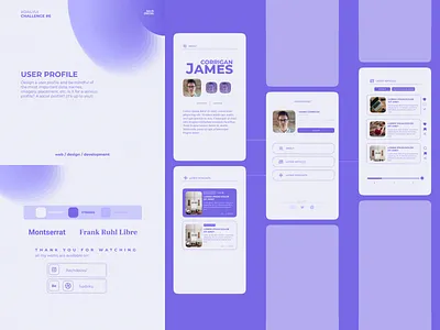 #DailyUI - User Profile - Vadim Kunafin [Challenge #6] adobe illustrator adobe photoshop app challenge 6 dailyui design figma graphic design ui user profile