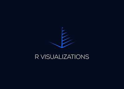 R Visualizations architecture branding design fiverr designer graphic design hologram icon id illustration logo r visualizations ui visual