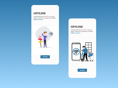 Offline page figma nointernet offlinepage ui ux