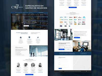 Website para a empresa CW7 Group