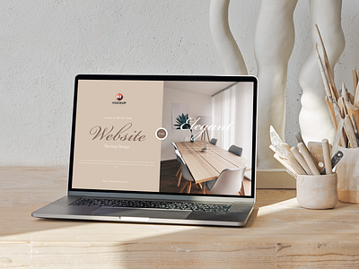 Free Laptop Website Mockup laptop mockup