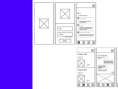 Wireframe Baixa Fidelidade design ux wireframe