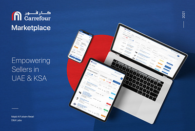 Carrefour Marketplace blue design dubai launch marketplace platform red release uae ui uidesign ux