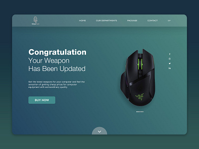 ShopTech gamingmouse landingpage mouselandingpage shoptech uiweb webdesign