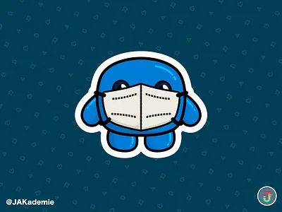 bob with mask cute cuteart cuteartstyle cuteartwork cuteillustration design funart funartwork illustration logo