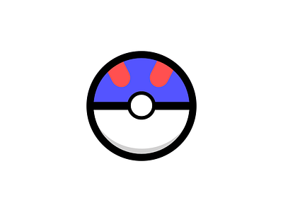 Poke day 2: Greatball art branding design game graphic design greatball illustration logo poke pokeball pokemon vector