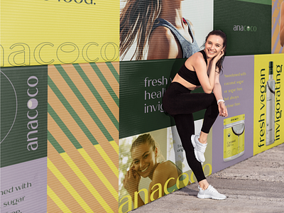 anacoco Rebranding - Wall Posters anacoco branding cappuccino coco coconut design fitness fresh graphic design illustration logo poster wall posters