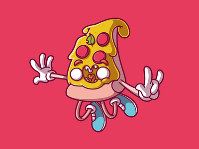 Pizza time ❤️ brazil character color design fun illustration sao paulo thunder rockets ui