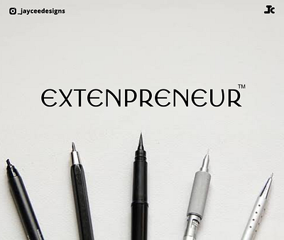 Extenpreneur logo design branding design graphic design logo logo design minimal vector