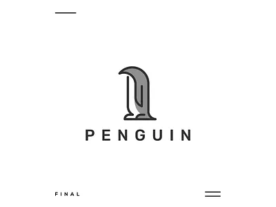 Penguin animation apparel brand logo branding company design graphic design grid icon illustration logo logoconcept logogrid logoprocess logos modern motion graphics new simple ui