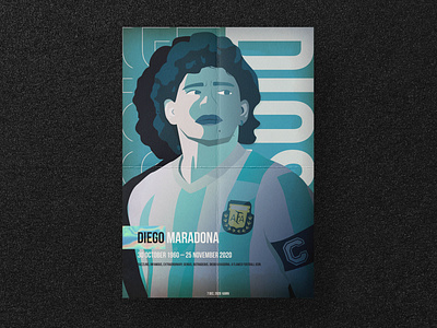 DIEGO MARADONA illustration poster design