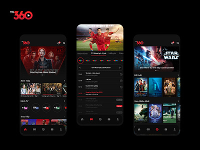 TV360 | OTT Video APP app design live ott tv360 ui ux video