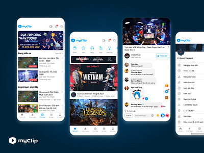 Myclip | Social Video app design myclip social ui ux video