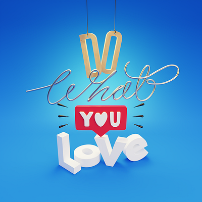 Be you, Simple but its hard sometimes. 3d blender cycles design digitalart digitaldesign lettering motivationtype polygonrunway polygonrunwaytutorial render socialmediaforbusiness successtips type