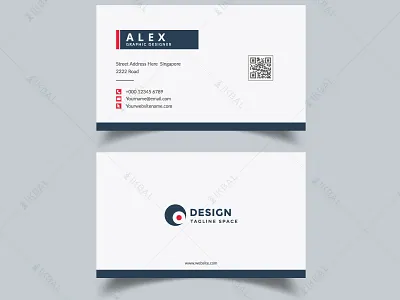 Modern business card template 3d branding business card creative business card graphic design logo modern business card motion graphics typography ui vector visiting card