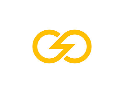 Infinite Energy Logo Concept electricity logo energy logo environment logo icon infinite logo infinity logo logo loop logo modern logo pictorial mark renewable energy simple logo thunderbolt logo