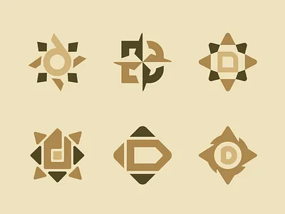 D compass brand branding compass creative d design elegant flat letter logo logotype mark modern sign simple travel typography