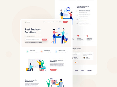 MZ Studio - Agency Landing page 2021 design agency agency landing page best shot landing page landing page concept minimal modern popular popular shot simplicity trending ui ux ux design web ui web ux website website concept