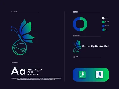 butter fly basket ball logo abstract logo app logo best logo designer brand identu branding butter fly basket ball logo creative logo design flat logo logo logo and branding logo design logo mark minimal logo minimalist logo modern latter logo modern logo
