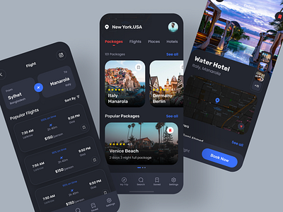 Azel - Booking App UI Kit app app kit app ui kit booking app booking ui kit travel app travel ui kit ui ui design ui kit